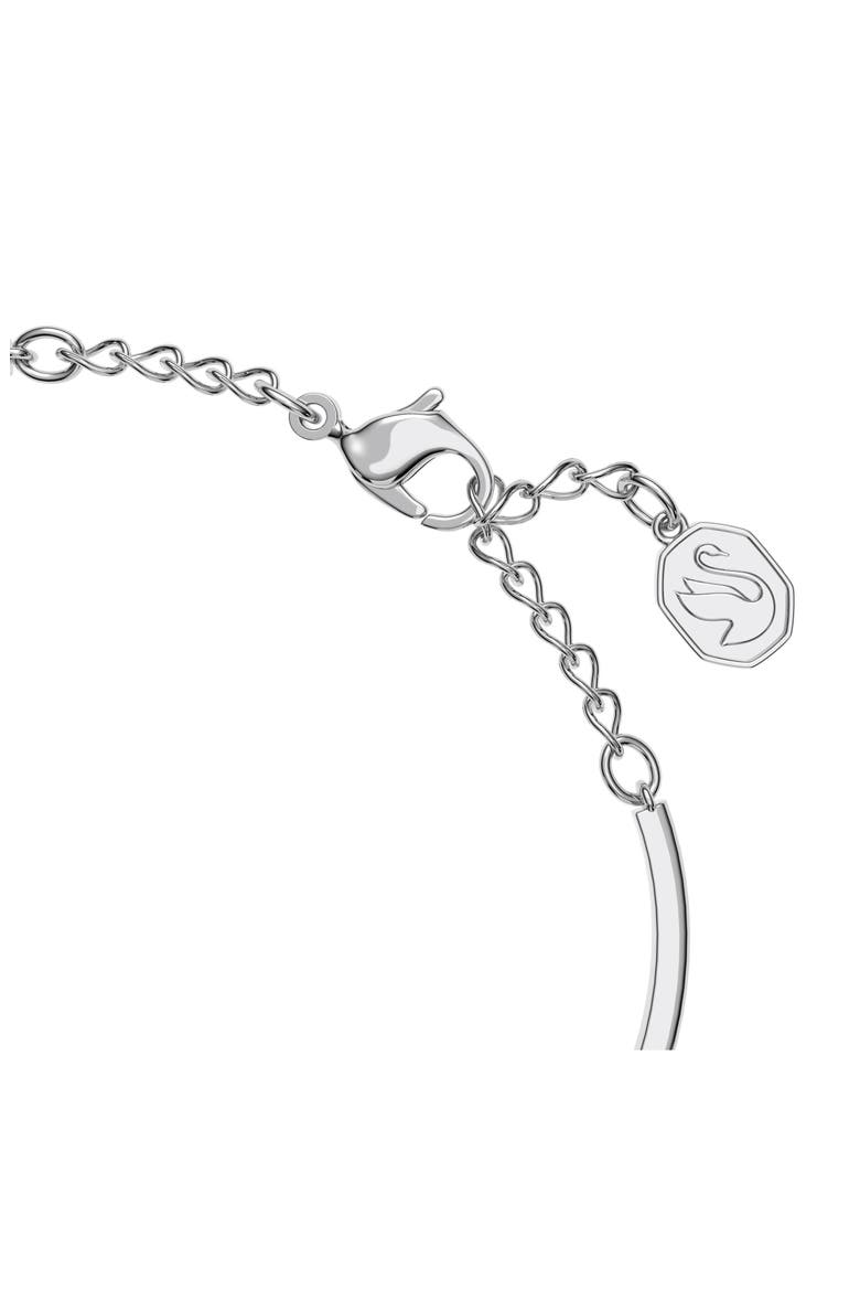 Gema Crystal Flower Bangle Bracelet, Alternate, color, WHITE