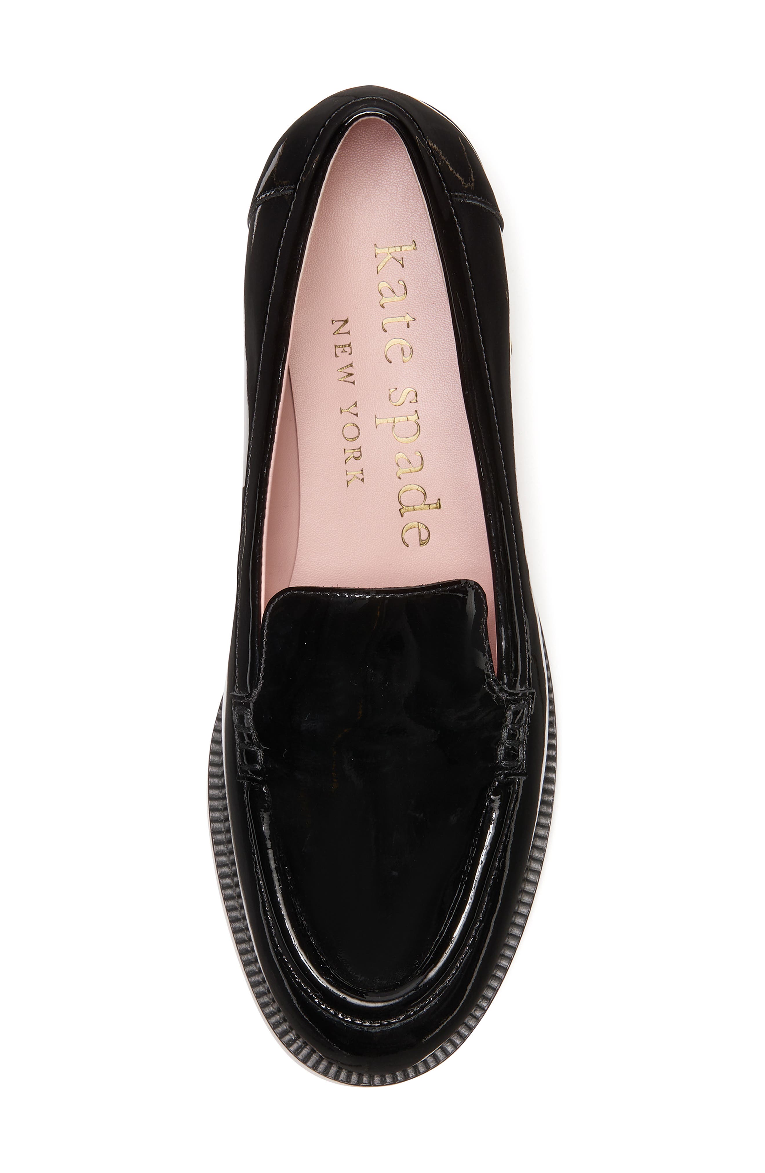 Kate Spade New York lori patent leather loafer, Alternate, color, 