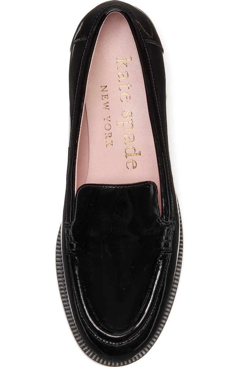 Kate Spade New York lori patent leather loafer, Alternate, color,