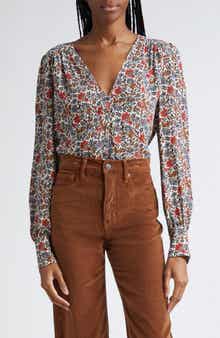 Veronica Beard Sura Floral Shirt