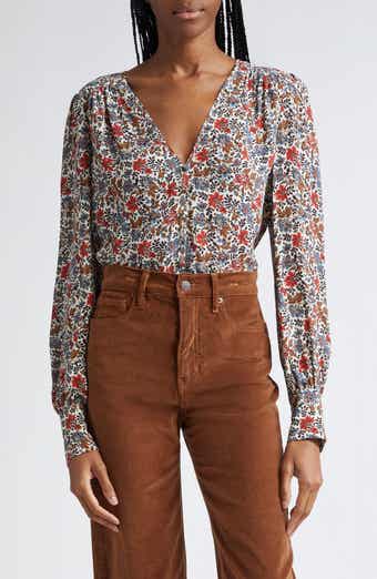 Veronica Beard Sura Floral Shirt