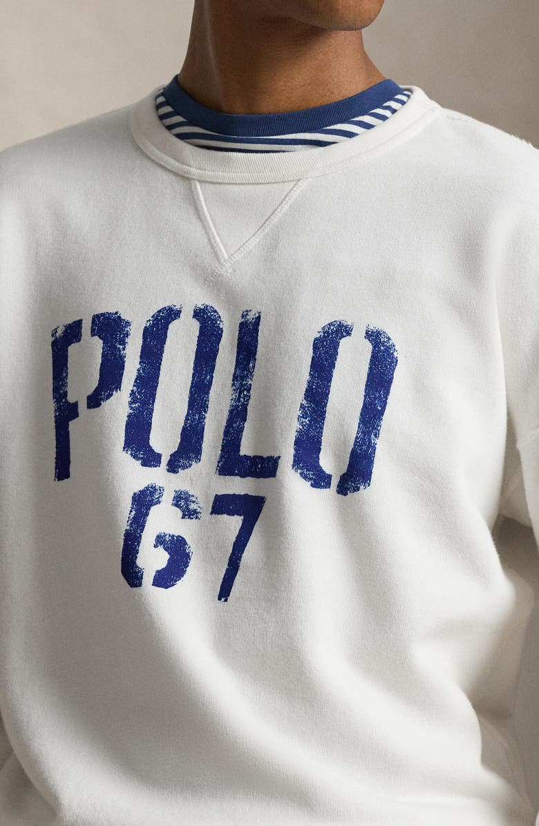 Polo Ralph Lauren Vintage Fit Graphic Sweatshirt, Alternate, color, Nevis