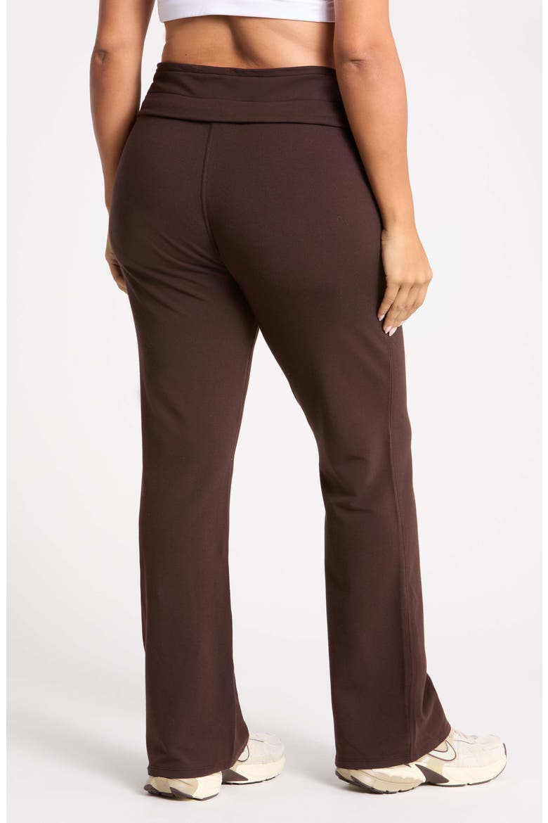 Weekend Flare Pants, Alternate, color, BROWN MOLE'