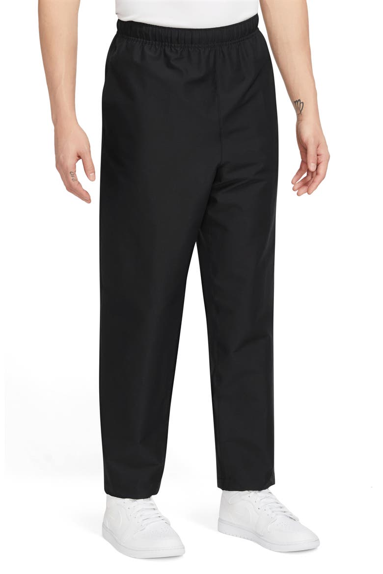 Essentials Stretch Crop Pants, Main, color, BLACK/ WHITE