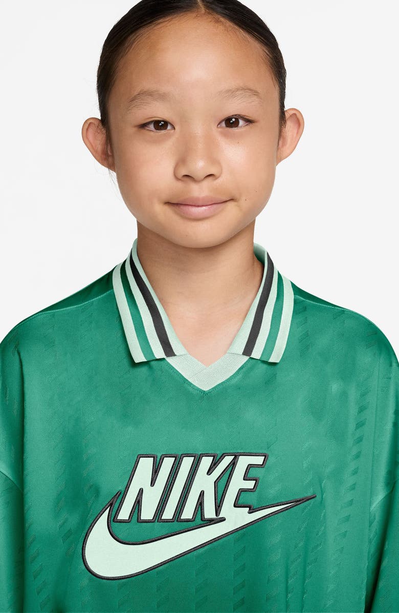 Nike Kids' Short Sleeve Jersey Top, Alternate, color, 365 Malachite/Barely Green