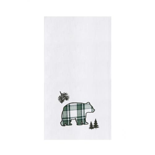 C & F Home C&f Home Evergreen Bear Towel In Green