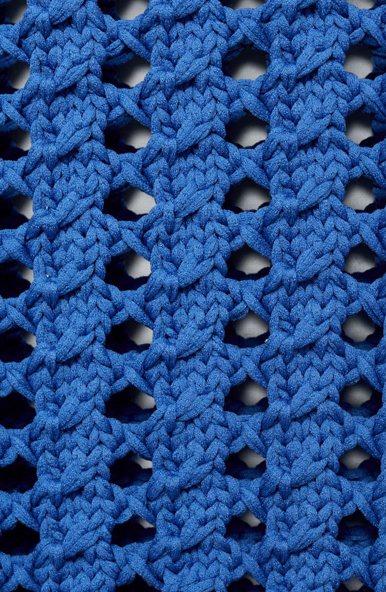 MANGO Short Sleeve Open Knit Sweater, Alternate, color,