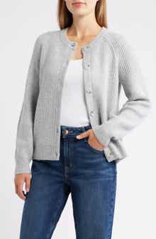 Caslon® Cozy Rib Cardigan