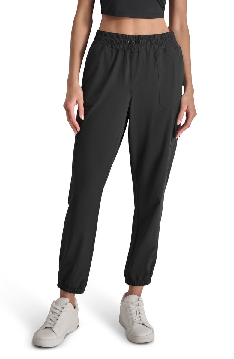 DKNY Cargo Joggers, Main, color, Black