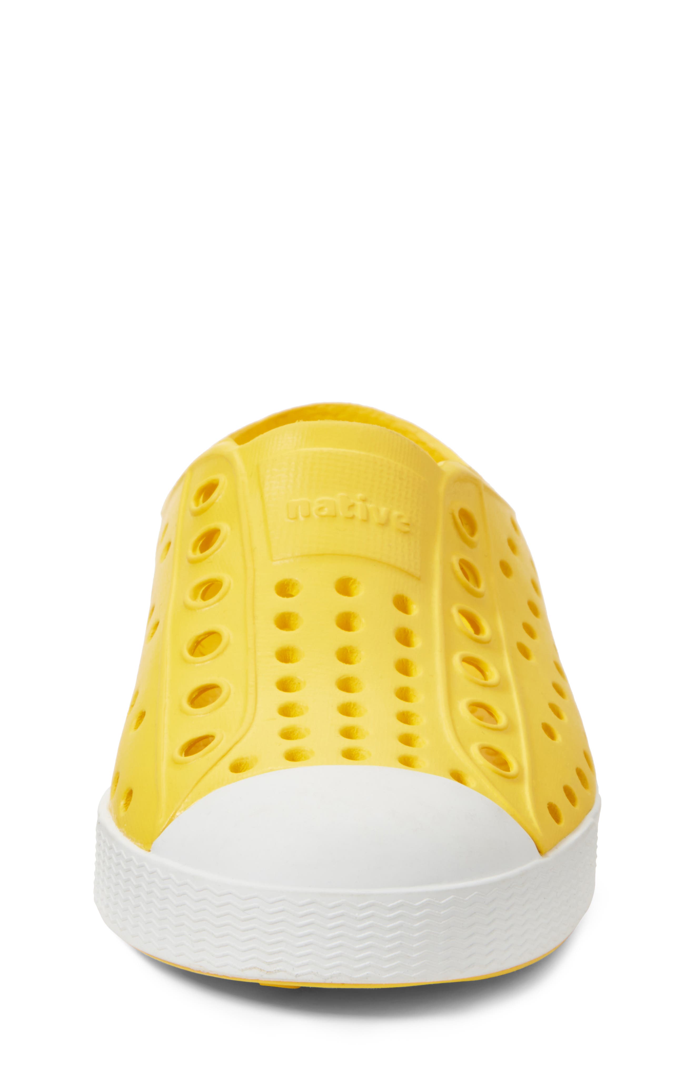 Kids' Jefferson Water Friendly Slip-On Sneaker, Alternate, color, YELLOW/ SHELL WHITE