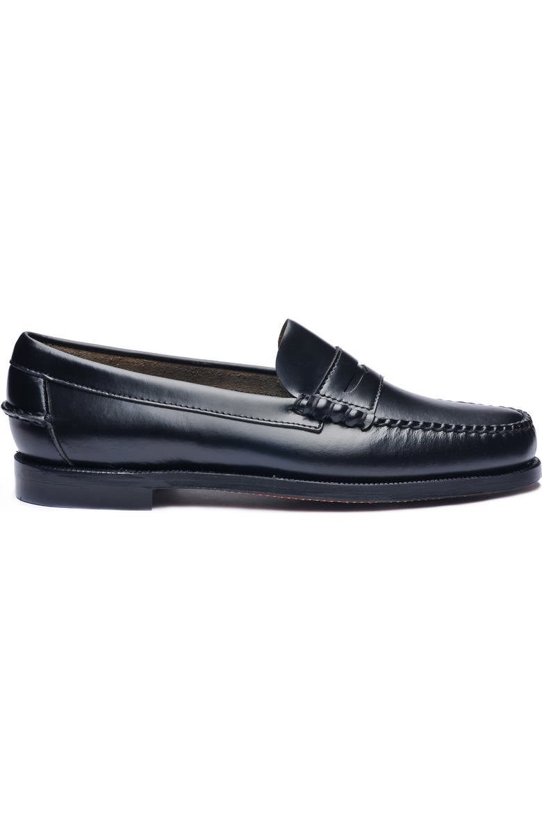 Sebago Classic Dan Penny Loafers, Main, color, Black