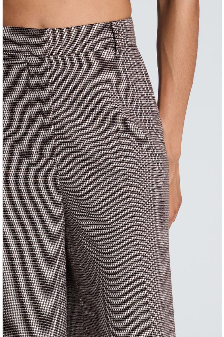High Waist Wide Leg Pants, Alternate, color, BLACK MULTI