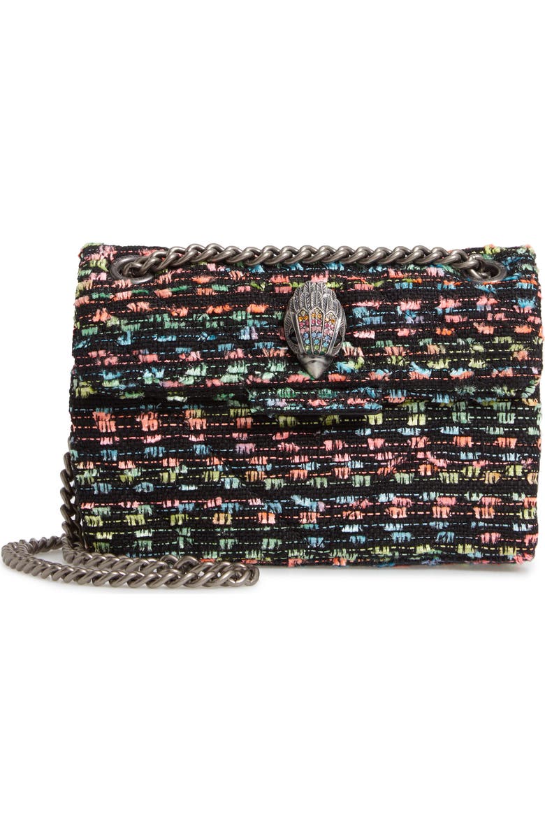Kurt Geiger London Mini Kensington-X Tweed Shoulder Bag, Main, color,