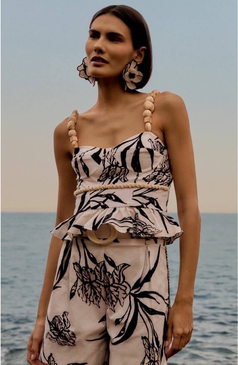 PatBO Iris Peplum Top, Alternate, color, 