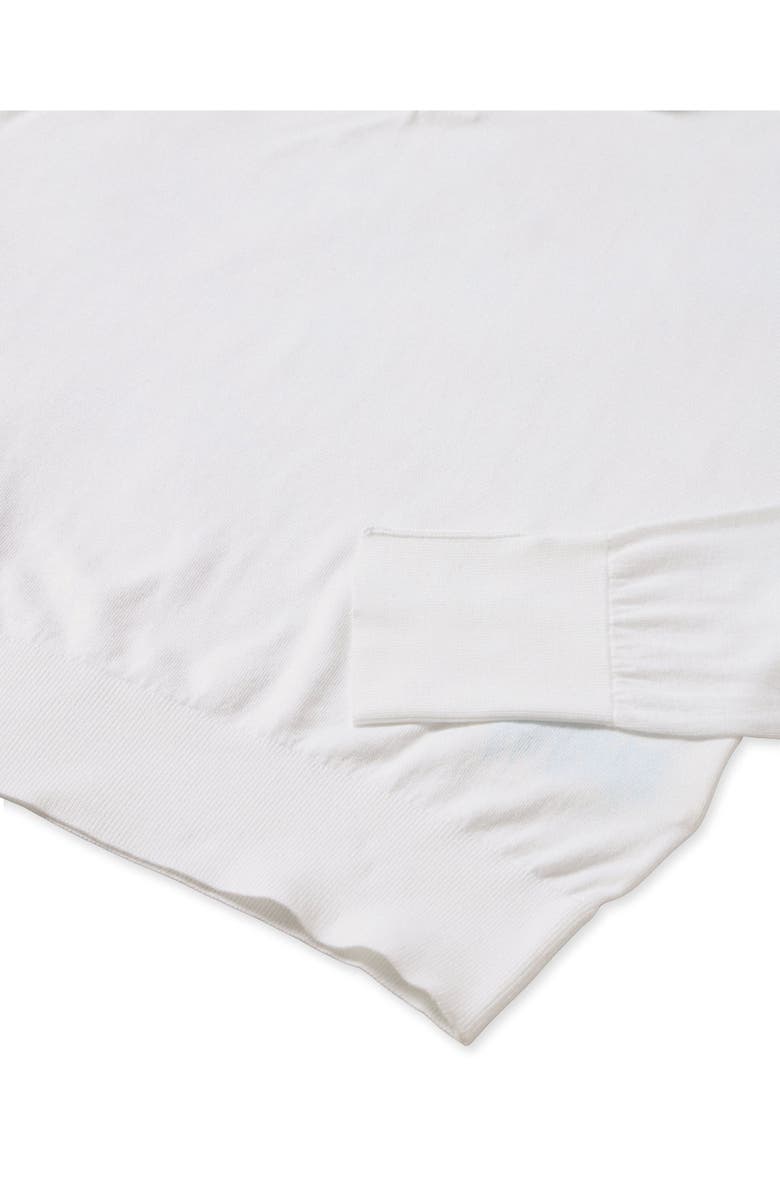 Fortela Finchley Cotton Knit Polo, Alternate, color, White