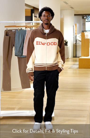 Camp Shawl Collar Zip Cardigan