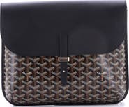 Pre-Owned Goyard Coursier Messenger Bag Coated Canvas and Leather