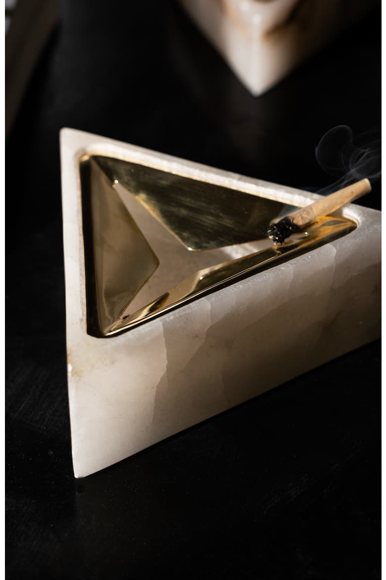 Starfall Ashtray, Alternate, color, Natural