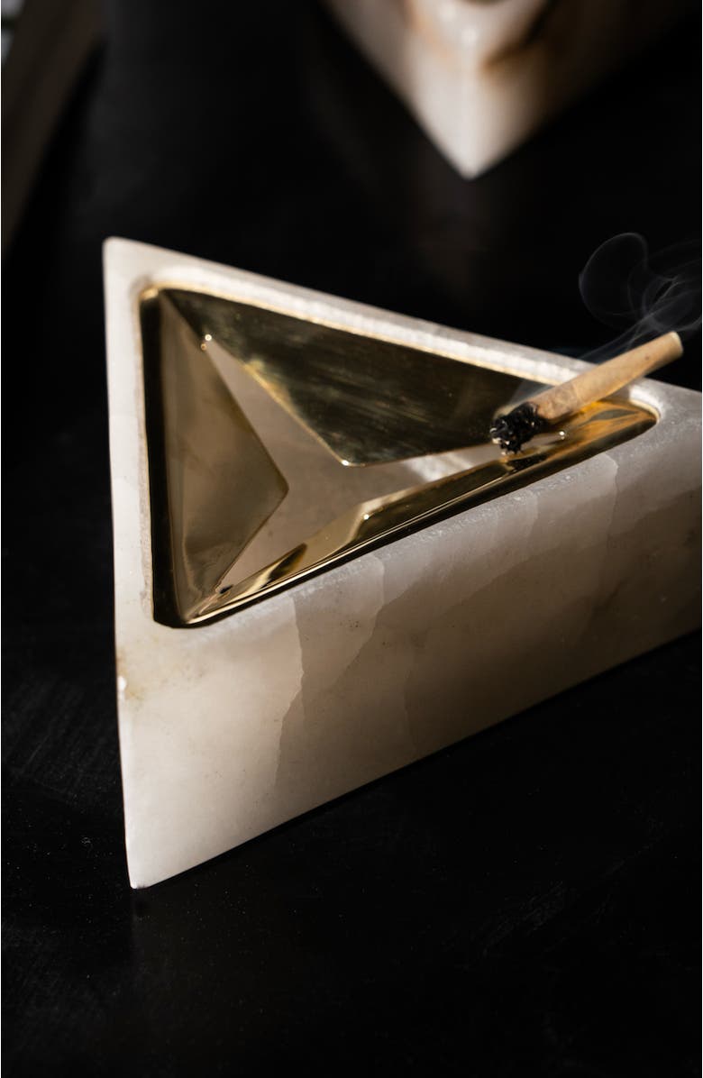 The Collective Home Starfall Ashtray, Alternate, color, Natural