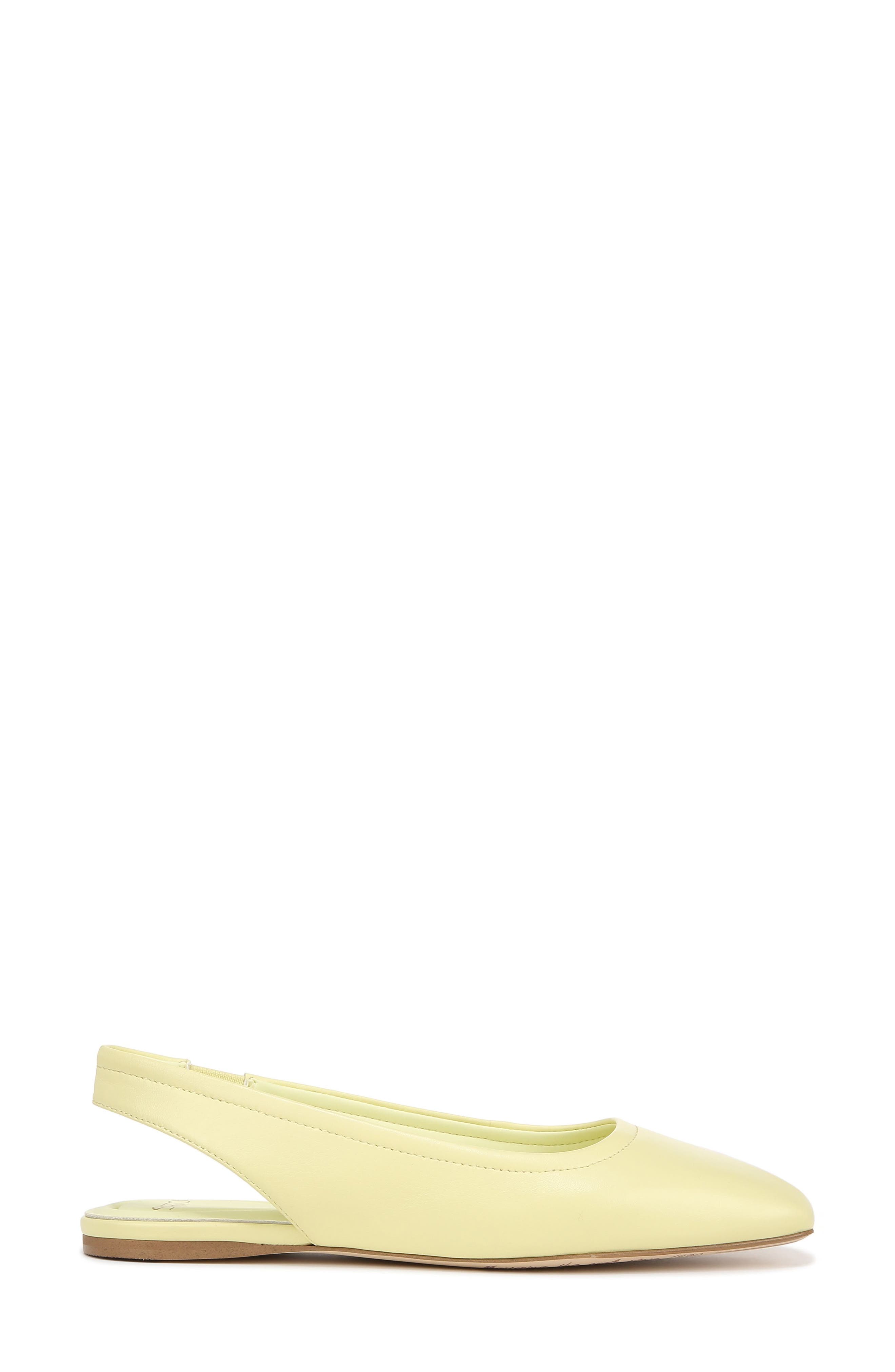 Flexa Antona Slingback Ballet Flat, Alternate, color, YELLOW