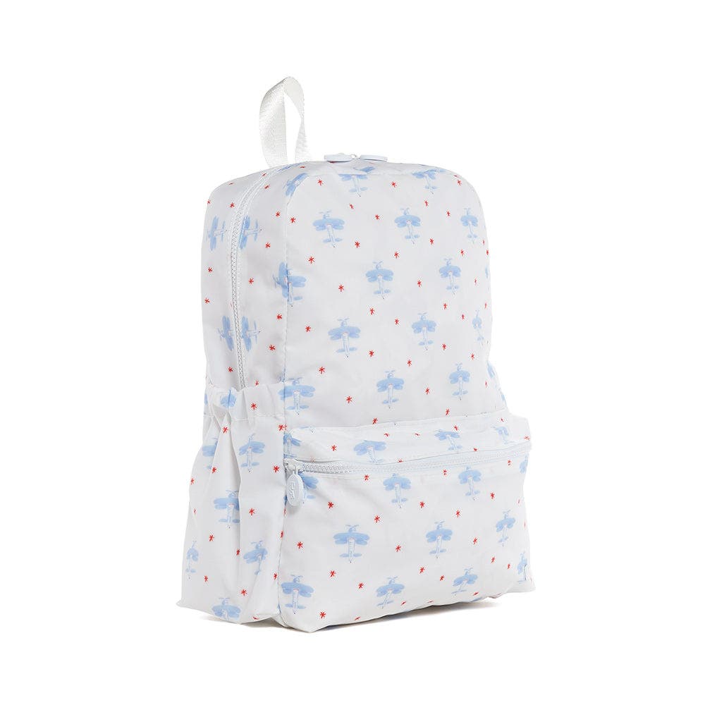 David's Airplane Backpack, Alternate, color, White