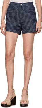Sanctuary Voyage Stripe Cotton Shorts