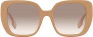 Burberry 52mm Gradient Square Sunglasses