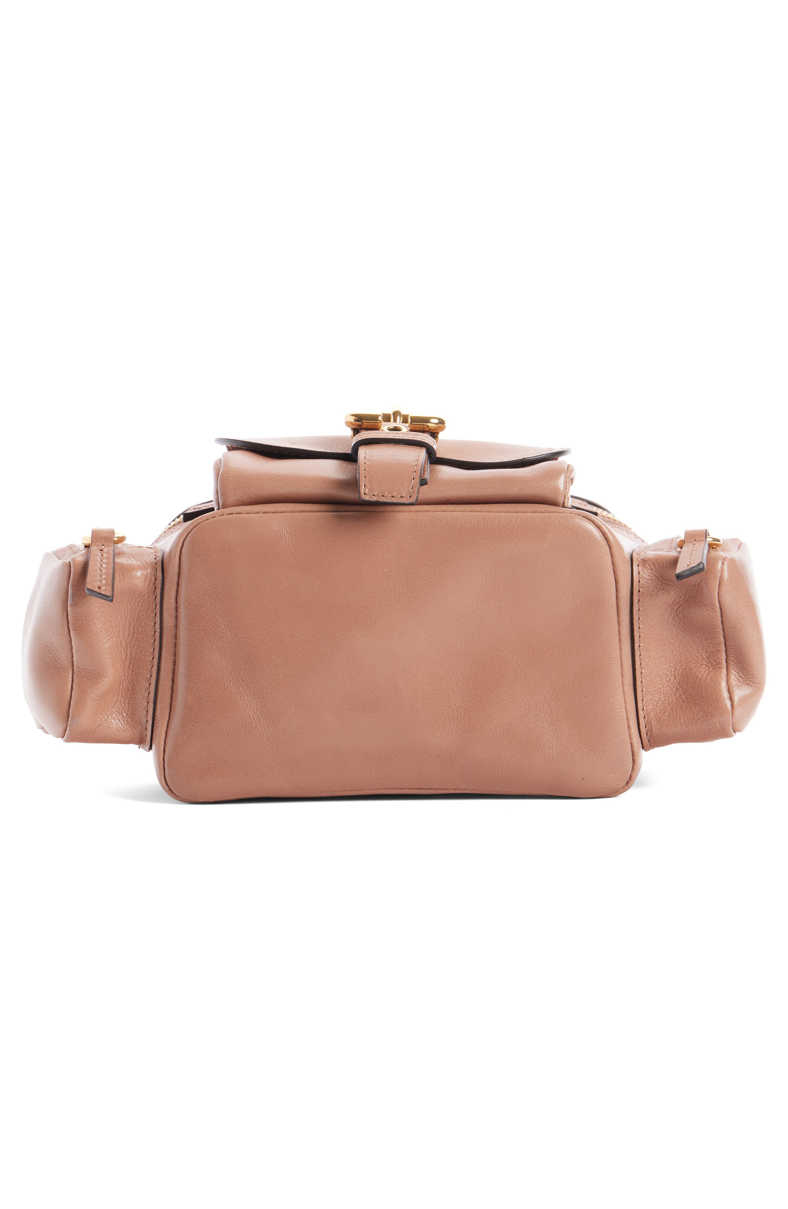 Chloé Small Camera Leather Top Handle Bag, Alternate, color, Woodrose