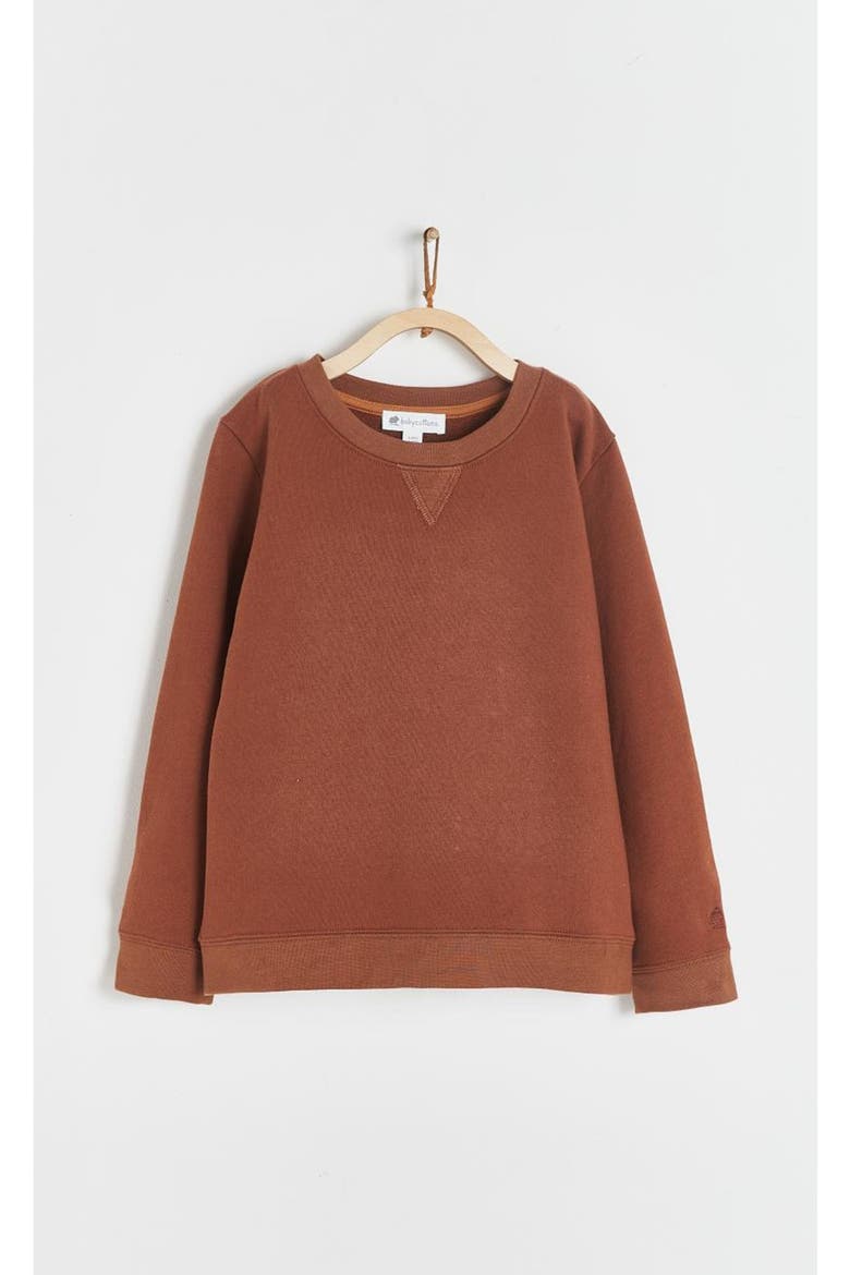 Sweatshirt Lenny Leaves, Main, color, BROWN