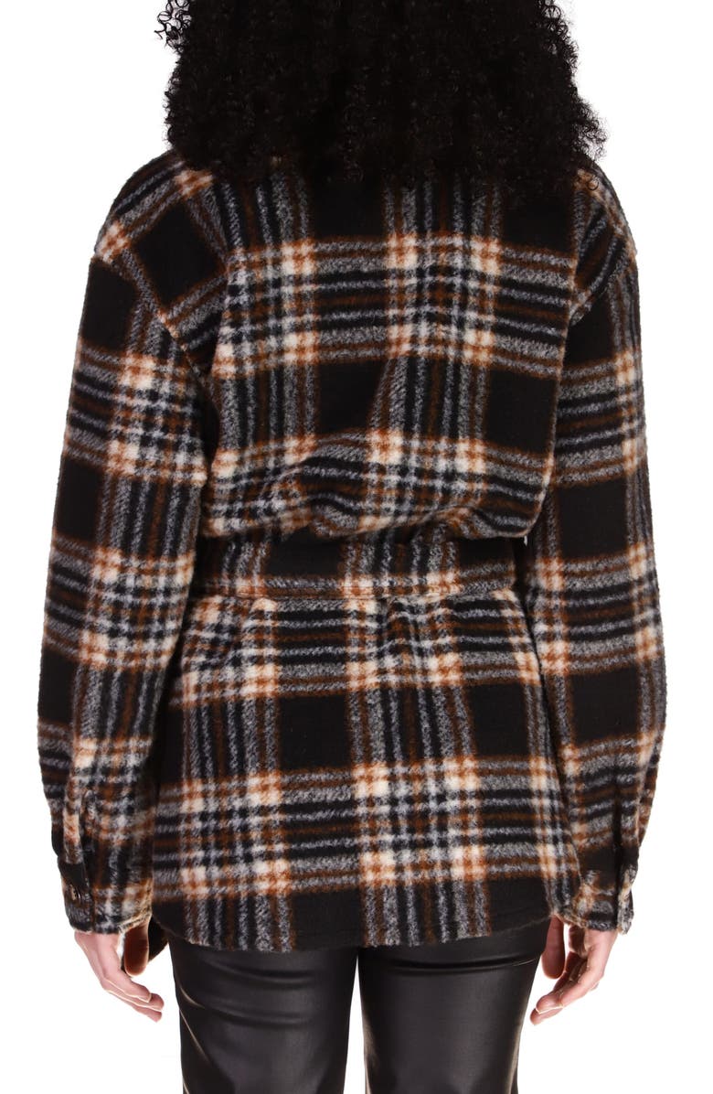 Sanctuary Shay Plaid Tie Waist Jacket, Alternate, color, 