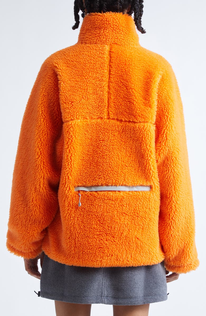 Sandy Liang Rain Fleece Jacket, Alternate, color, Orange