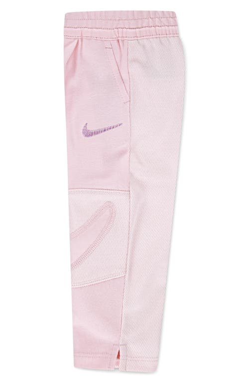 Nike Readyset T-shirt & Pants Set In Pink Foam