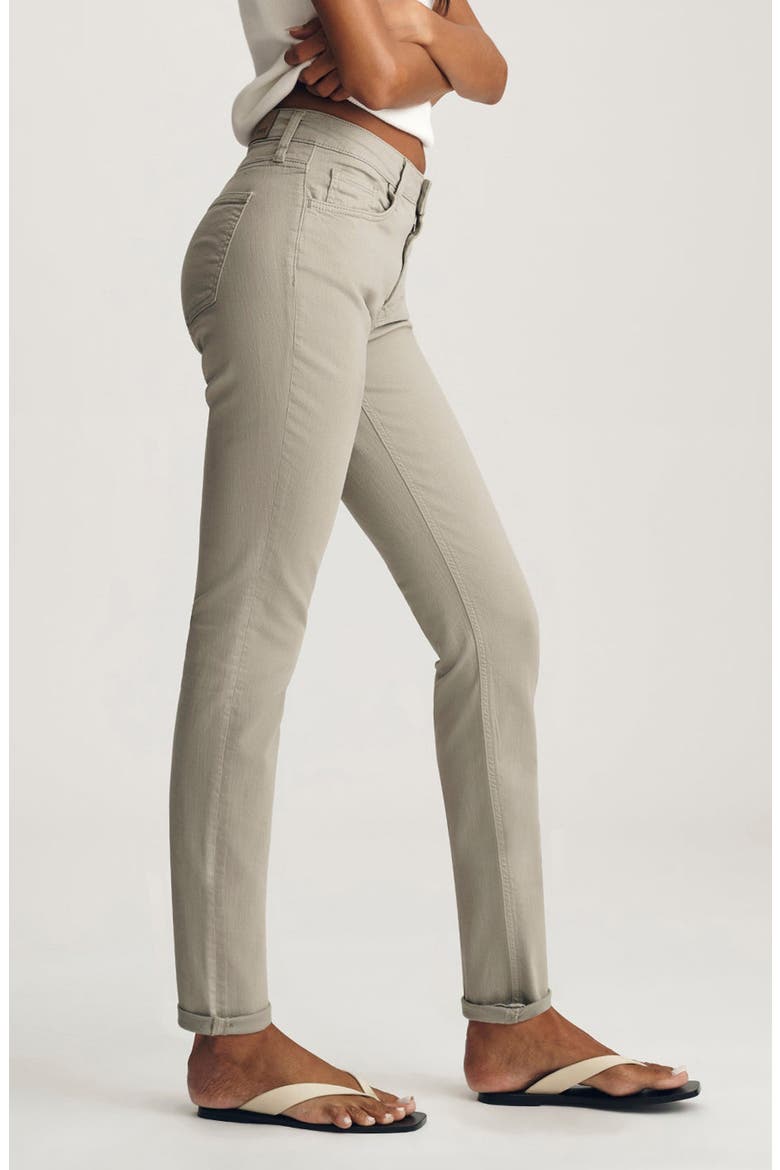 Kathleen Mid Rise Slim Boyfriend Jeans, Alternate, color, DESERT SAGE FLEX BLUE