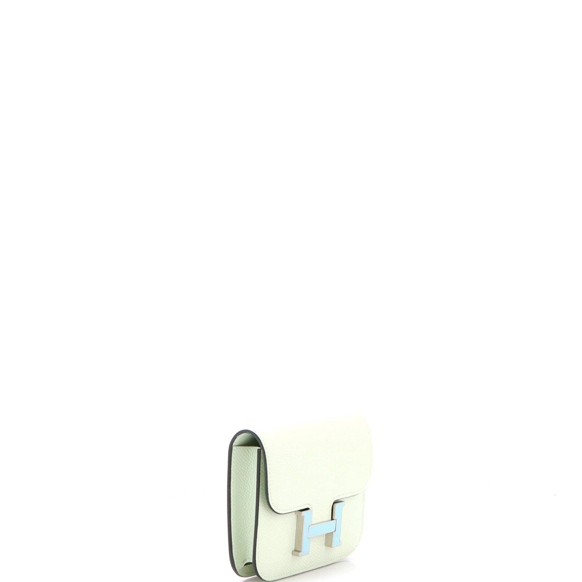 Constance Slim Wallet Epsom, Alternate, color, Green
