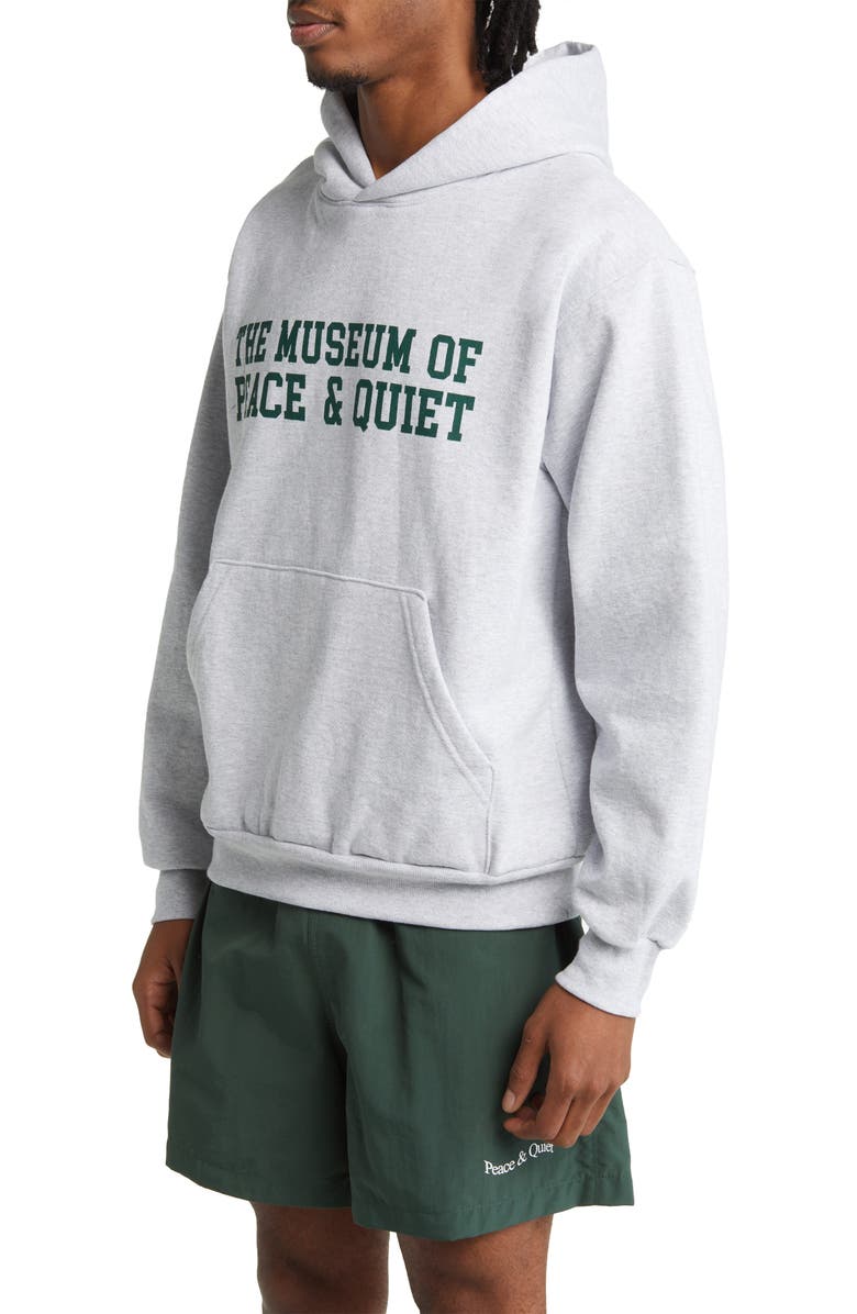 Museum of Peace & Quiet Campus Logo Graphic Hoodie, Alternate, color, 