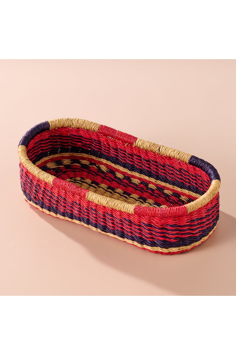 Ghana Breaking Bread Basket - Assorted, Main, color, Red