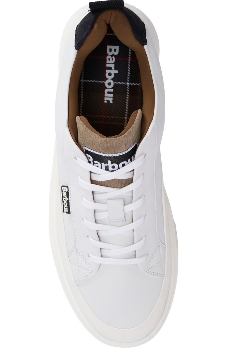 Barbour Stannington Trainer Sneaker, Alternate, color, White/ Navy/ Trench