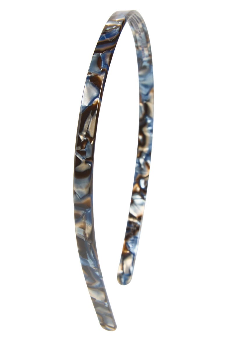 Slim Headband, Main, color, BLUE HORN