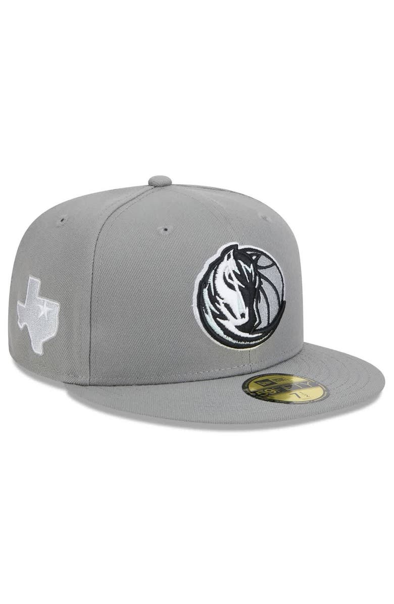 New Era Men's New Era  Charcoal Dallas Mavericks 2024/25 City Edition Alternate 59FIFTY Fitted Hat, Main, color, 