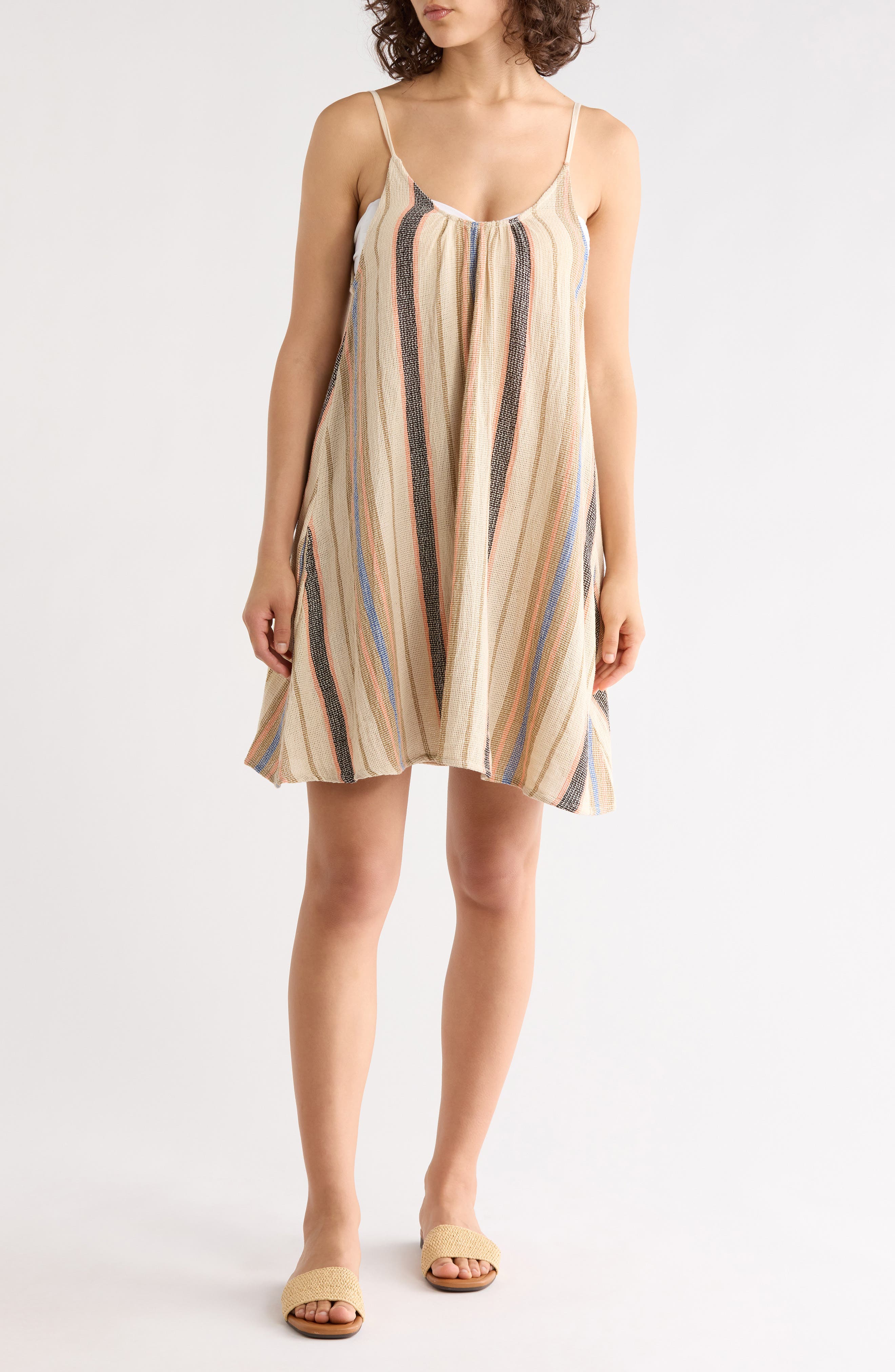 Elan Spaghetti Strap Cover-Up Dress