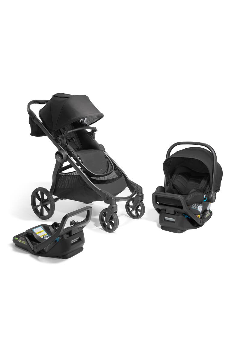 City Select® 2 Collection Stroller, RAPIDLOCK™ Car Seat Base & City GO™ 2 Infant Car Seat Travel System, Main, color, LUNAR BLACK