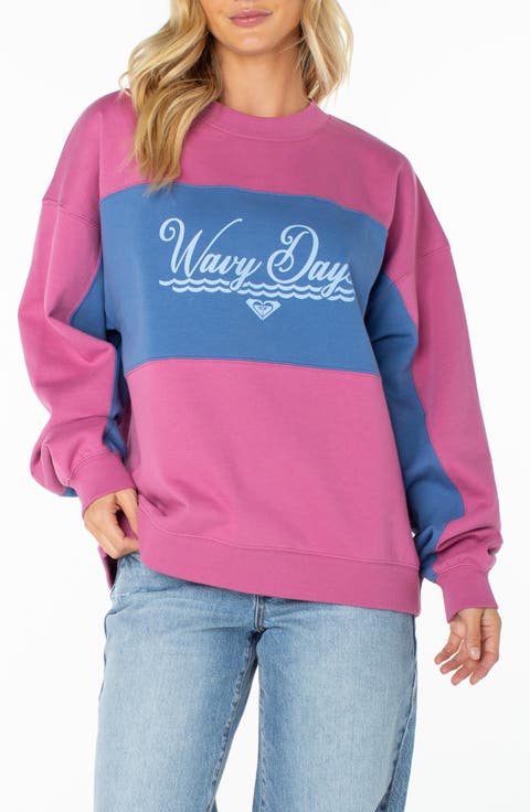 Lineup Colorblock Cotton Blend Sweatshirt