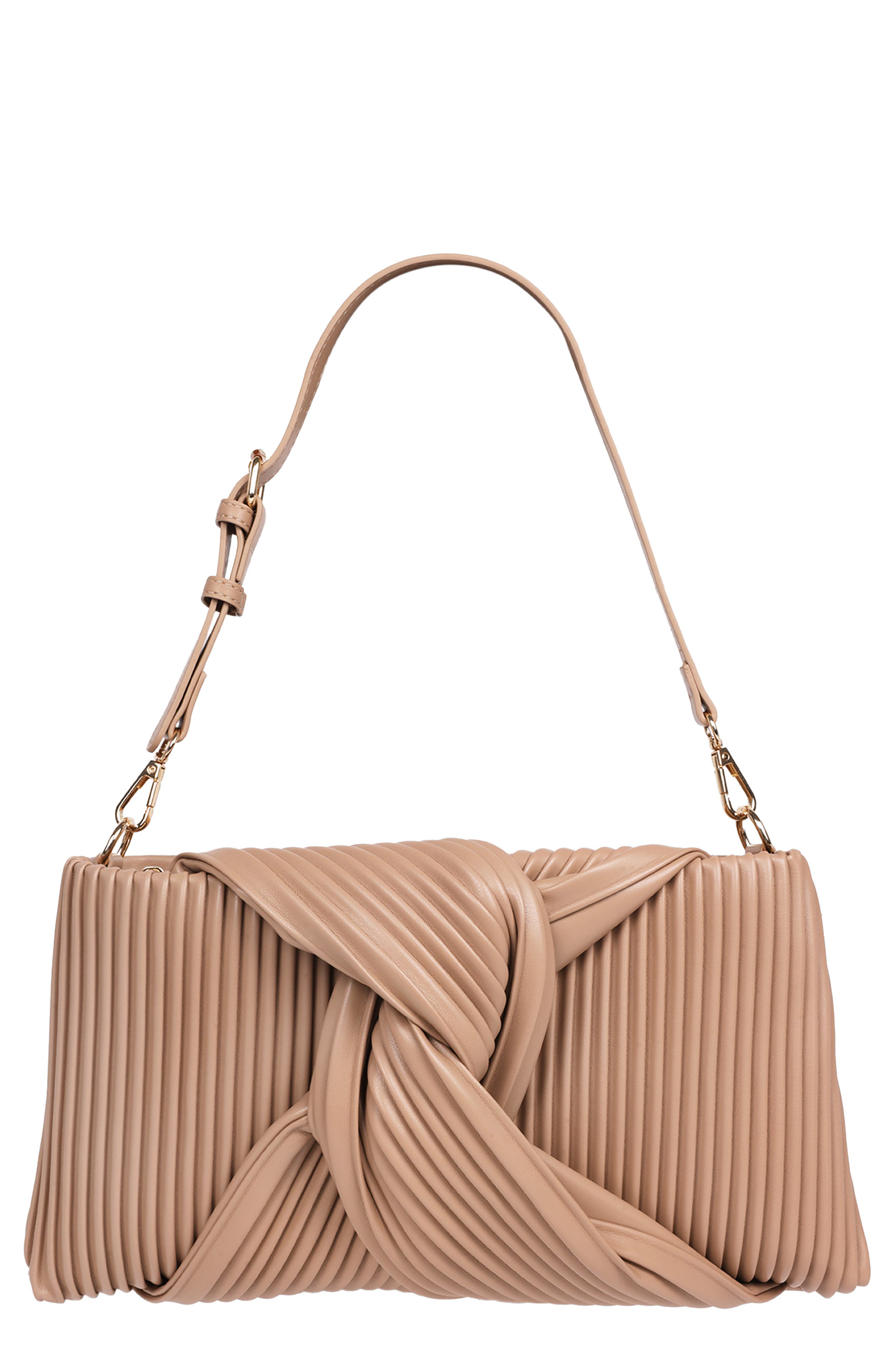 JASON WU Pleated Knot Clutch