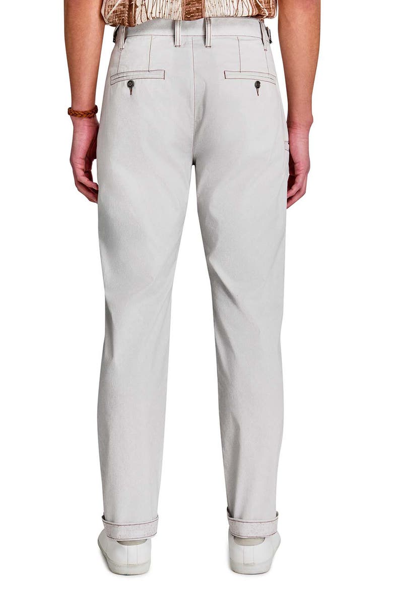 Slim Fit Solid Pleated Pants, Alternate, color, STONE