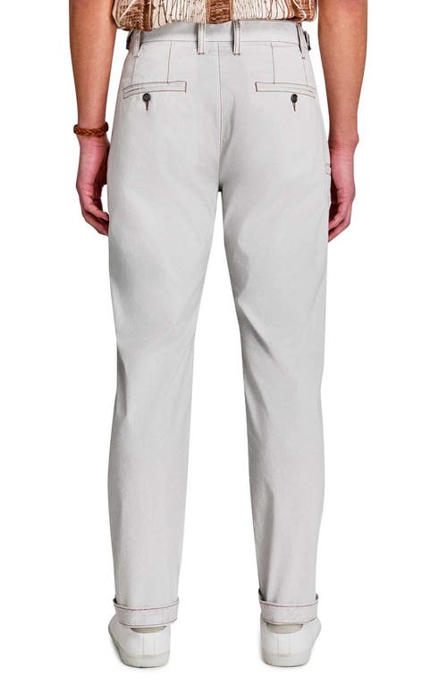 Brooklyn Brigade Solid Pleated Pant In Stone