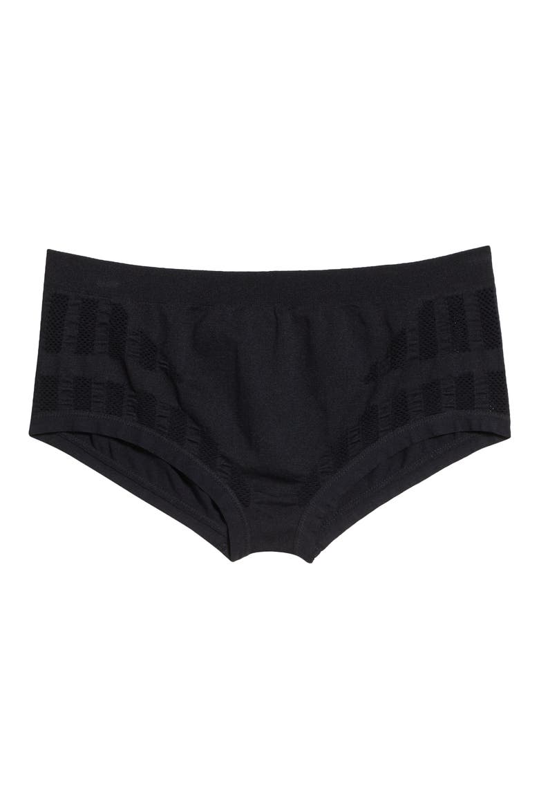Midnight Hipster Panties, Alternate, color, BLACK