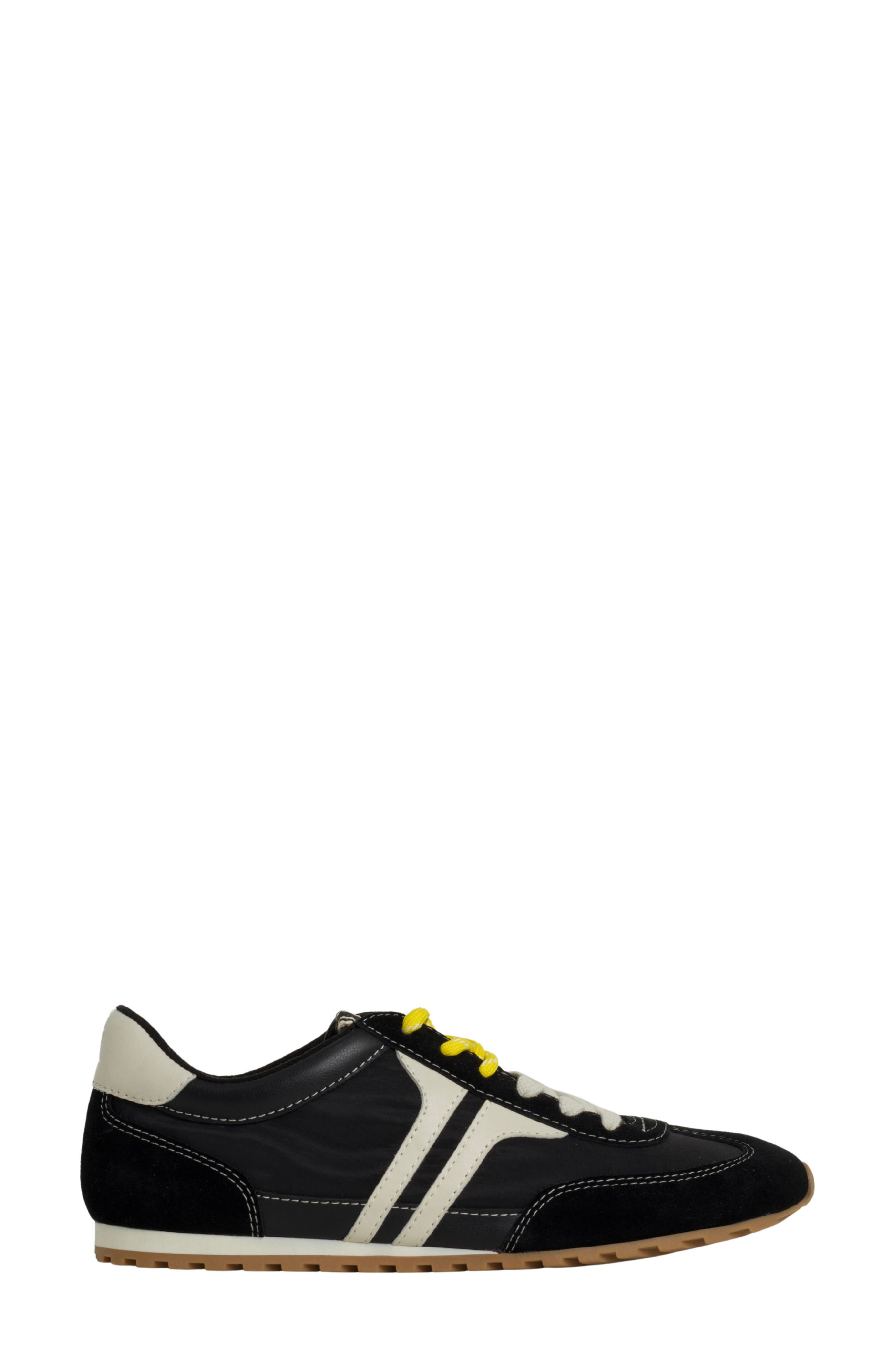 SHUSHOP Sarah Sneaker, Alternate, color, Black