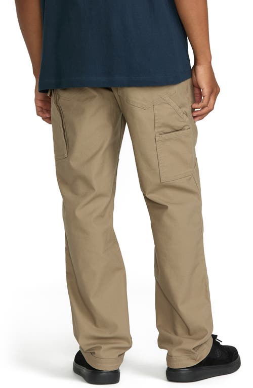Volcom Frickin Skate Work Chinos In Brindle