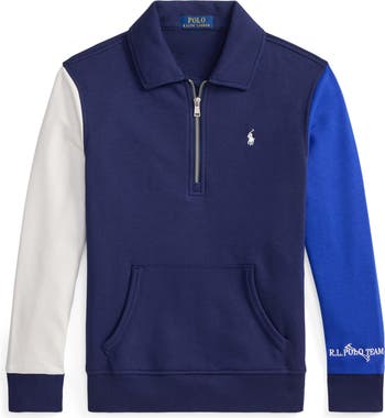 Polo Ralph Lauren Kids' Easy French Terry Quarter Zip Pullover