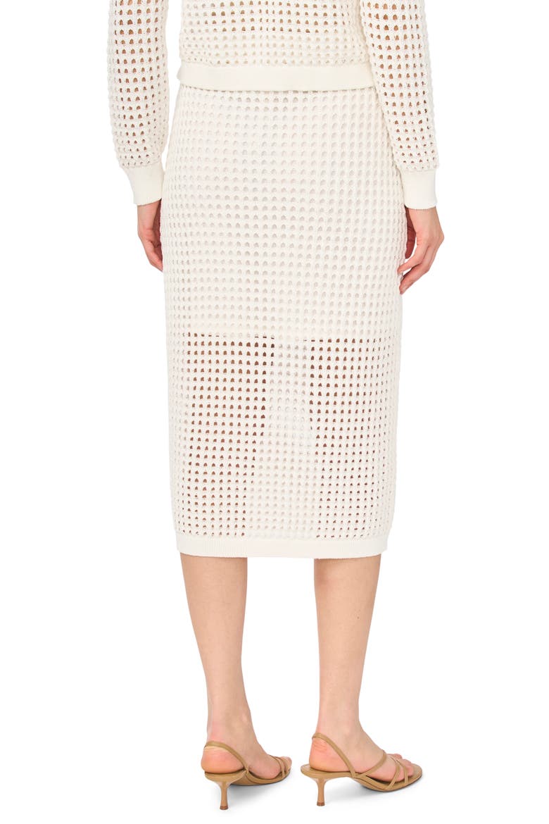 Open Stitch Midi Skirt, Alternate, color, ANTIQUE WHITE